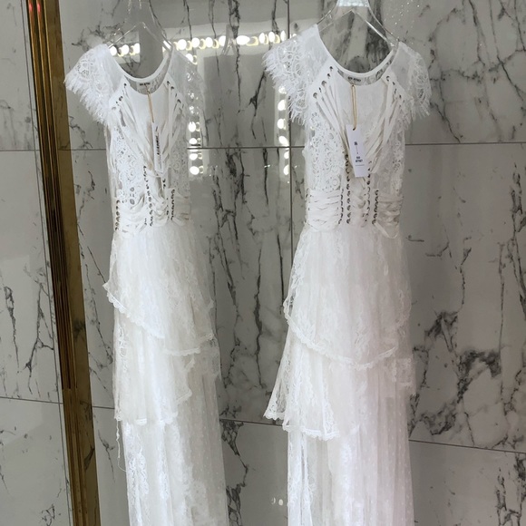 oui jetset Dresses Stunning White Lace Detailed Dress Poshmark